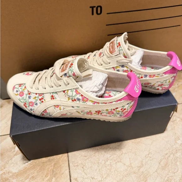 Onitsuka Tiger by Asics Floral Cream Sneakers - Picture 2 of 4